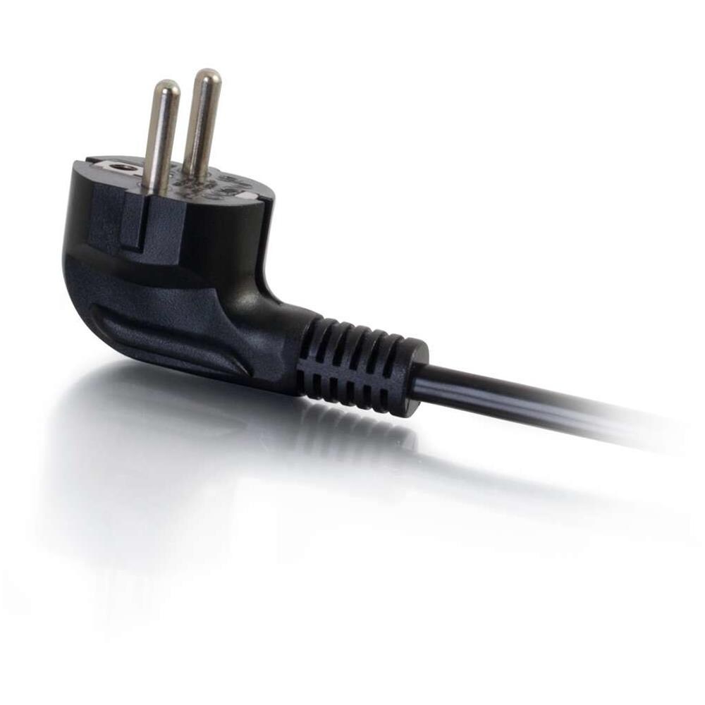 Cbl / 3m CEE 7/7 to IEC 60320 C5 Pwr Cord, CEE7/7 Schuko, C5 coupler, Maschio / maschio, 250V, 3A, 286g - Foto 2